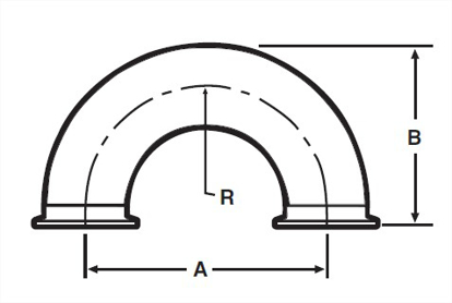 Picture of 180 DEGREE U-BEND CLAMP 304 #7 3A