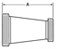Picture of CONCENTRIC REDUCER THREAD ENDS   T316L 3A