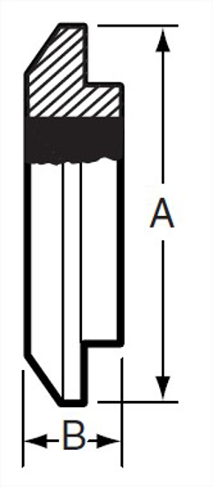 Picture of MALE E-LINE SOLID END CAP T316L 3A