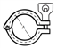 Picture of HEAVY DUTY CLAMP  SINGLE PIN HINGE  HOLE IN THE WINGNUT