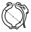 Picture of HINGED CLAMP  LIGHT  T304