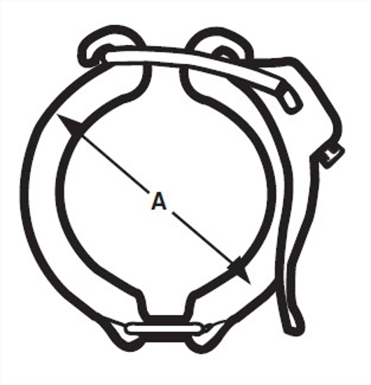 Picture of HINGED CLAMP  LIGHT  T304