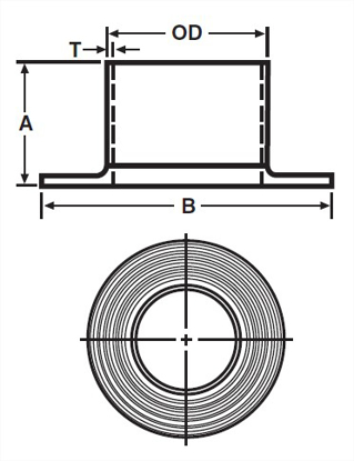 Picture of WELD STUB END  #7 T316L
