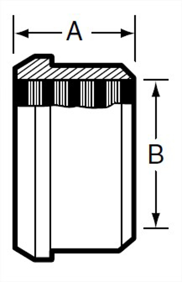 Picture of PLAIN RECESSLESS FERRULE -14  T316L