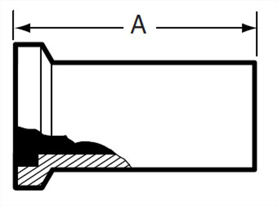 Picture of ADAPTER  E15WI TO TYGON HOSE T316L