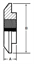 Picture of E-LINE MALETHERMOMETER CAP  TAPPED 3/4  NPT  T304