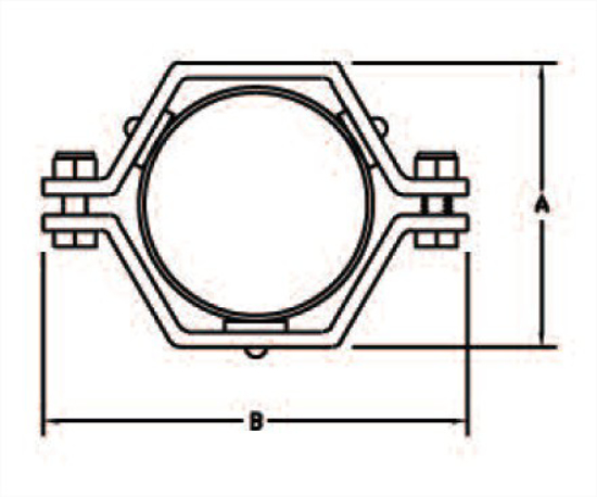 Picture of TUBE HANGER W/RUBBER GROMMETS T304