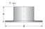 Picture of TYPE A STUB END WITH GROOVES 20 RA ID/32 RA OD SF1