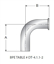 Picture of 92 DEG ELBOW CLAMP X WELD 6 MO 20RA EP ID/32 RA  OD SF5
