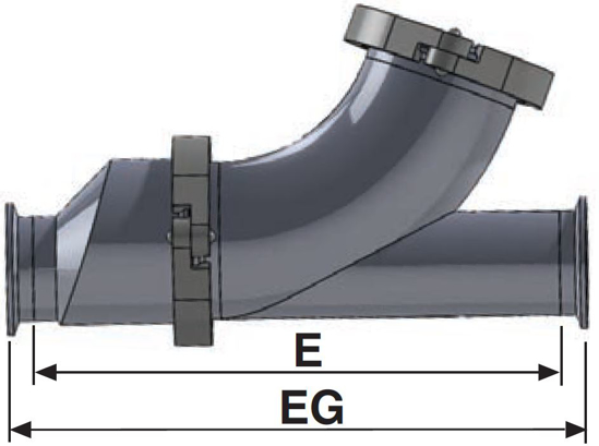 Picture of BALL CHECK VALVE, CLAMP CONNECTIONS, T316
