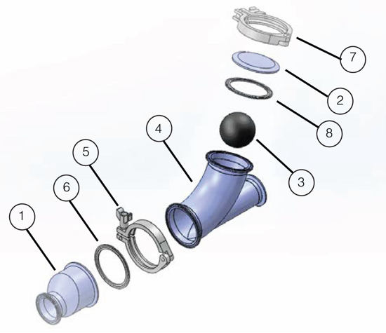 Picture of BODY CLAMP CAP, T316L - SAME AS EG16A-6L2.5