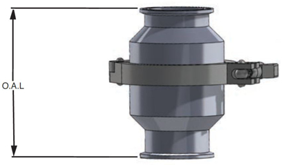 Picture of 3.0 CLAMP CHECK VALVE - VITON