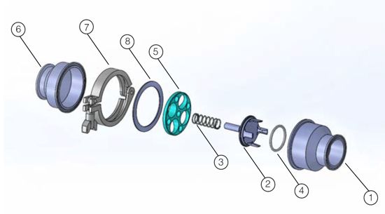 Picture of STEM FOR SPRING CHECK VALVE