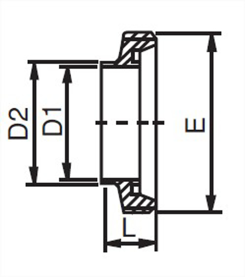 Picture of DIN MALE THREADED FERRULE 304