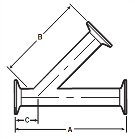 Picture for category EG28A - Lateral 45 Degree Y