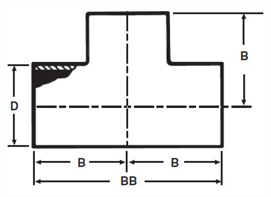 E7WWW - Weld Tee