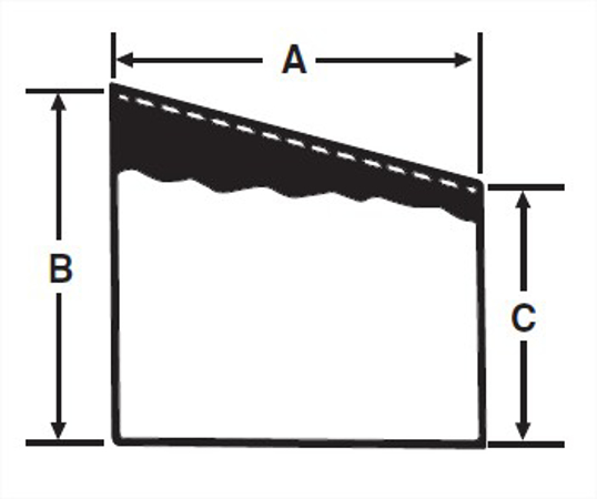 E32WW - Weld Eccentric Reducer