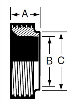 Picture for category 15TR - Thread BS Ferrule Short