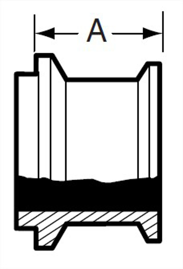 E17-14I-14MP - Male E-Line X Clamp Adapter