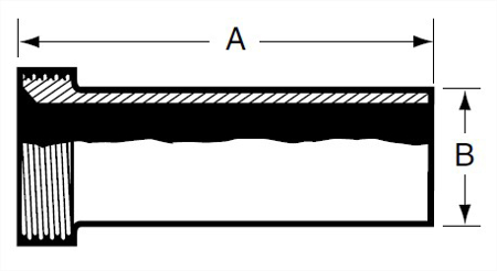 Picture for category 15AHT - Thread BS Tygon Hose Adapter