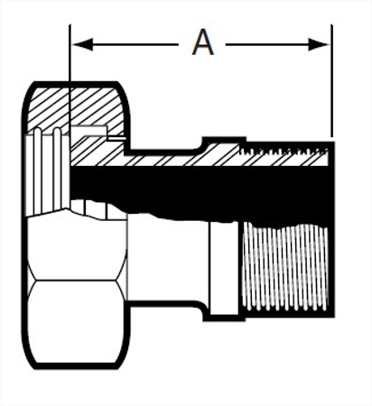 Picture for category 14-19 Adapter 13H Nut X MNPT