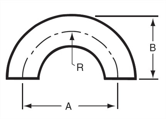 V2WU - Weld 180 Degree U Bend