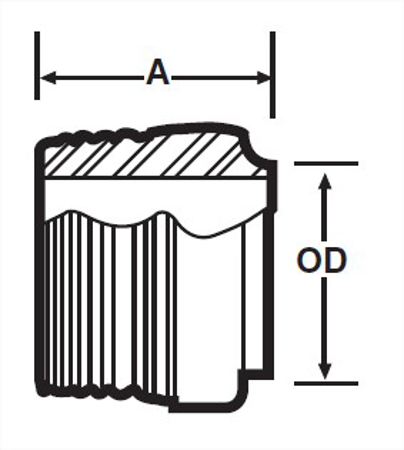 Picture for category 19WB - Male NPT X Weld Adapter