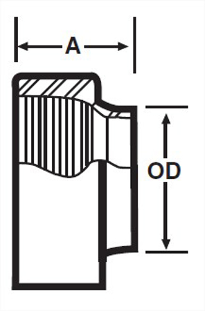 Picture for category 22WB - FNPT X Weld Adapter