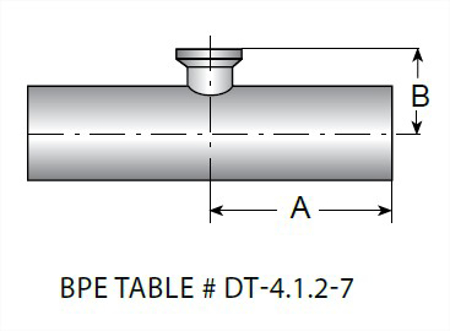 Picture for category TE7RWWCS - BPE AWF X Clamp Short Outlet Reducing Tee 6MO UNS N08367