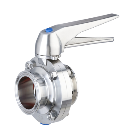 Picture for category 51W STH - Weld End Manual Butterfly Valve Stainless Trigger Handle