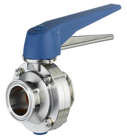Picture for category 51W PTH - Weld End Manual Butterfly Valve Poly Trigger Handle