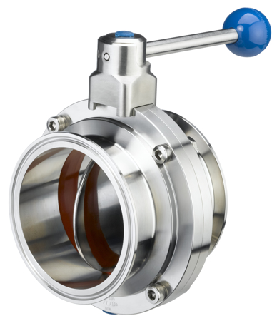 Picture for category 51C PH - Clamp End Manual Butterfly Valve Pull Handle