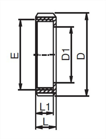 Picture for category 4-NUT - Din 11851 Union Nut