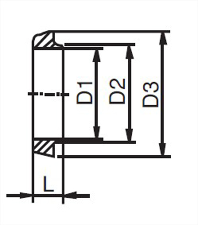 Picture for category 3S-KURZ - Din 11851 Female Threaded Ferrule