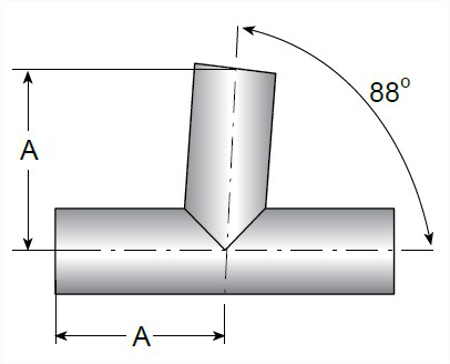 Picture for category Off Angle Tees MaxPure 316L